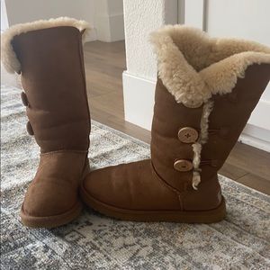 UGG button tall boots